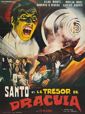 Santo en El tesoro de Drácula Poster