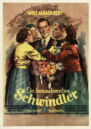 Ein bezaubernder Schwindler - German Movie Poster (thumbnail)