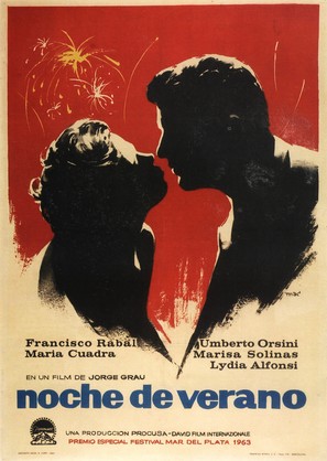 Noche de verano - Spanish Movie Poster (thumbnail)