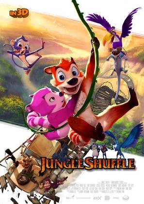 Jungle Shuffle - South Korean Movie Poster (thumbnail)