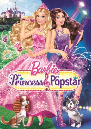 Barbie: The Princess &amp; the Popstar - DVD movie cover (thumbnail)