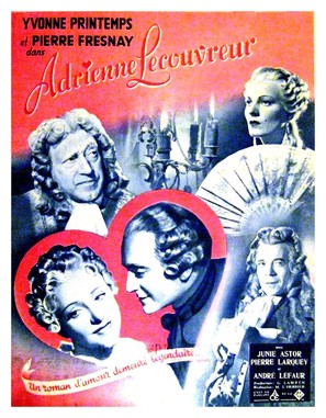 Adrienne Lecouvreur - French Movie Poster (thumbnail)