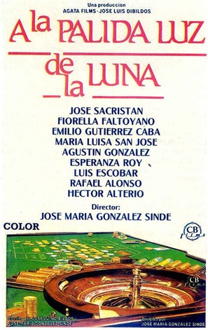 A la p&aacute;lida luz de la luna - Spanish Movie Poster (thumbnail)