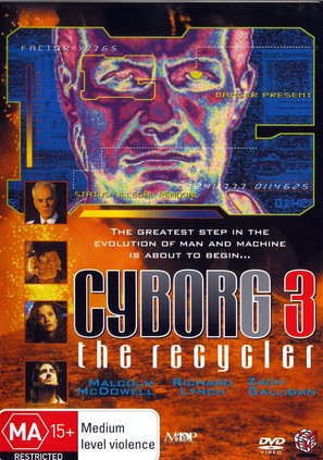Cyborg 3: The Recycler - Australian DVD movie cover (thumbnail)