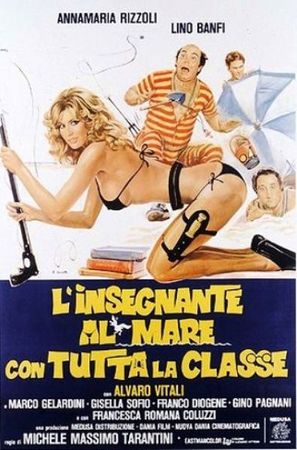 L&#039;insegnante al mare con tutta la classe - Italian Movie Poster (thumbnail)
