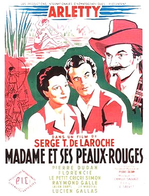 Madame et ses peaux-rouges - French Movie Poster (thumbnail)