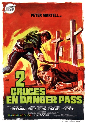 Due croci a Danger Pass - Spanish Movie Poster (thumbnail)