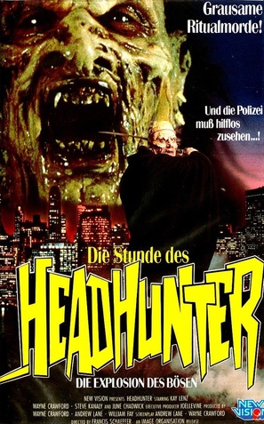 Headhunter - German VHS movie cover (thumbnail)