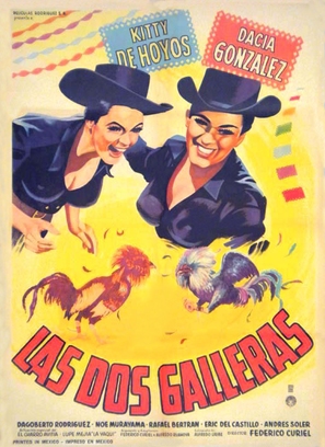 Las dos galleras - Mexican Movie Poster (thumbnail)