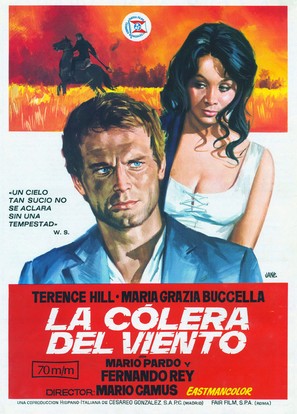 La collera del vento - Spanish Movie Poster (thumbnail)