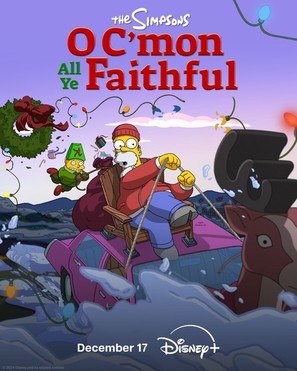 &quot;The Simpsons&quot; O C&#039;mon All Ye Faithful - Movie Poster (thumbnail)