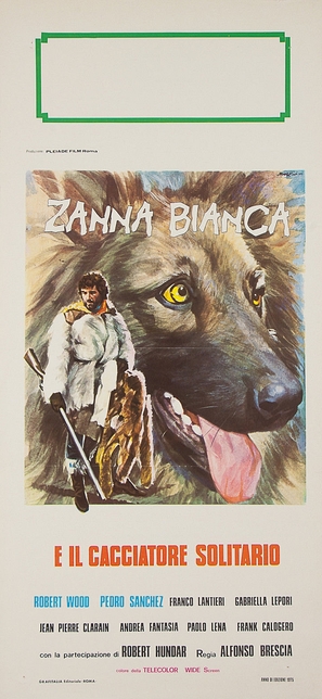 Zanna Bianca e il cacciatore solitario - Italian Movie Poster (thumbnail)
