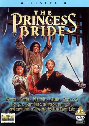 The Princess Bride - British DVD movie cover (thumbnail)