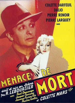 Menace de mort - French Movie Poster (thumbnail)