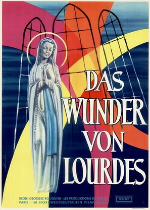 Lourdes en zijn wonderen - German Movie Poster (thumbnail)