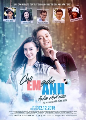 Cho Em Gan Anh Them Chut Nua - Vietnamese Movie Poster (thumbnail)