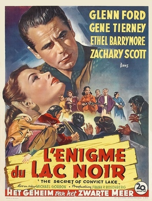The Secret of Convict Lake - Belgian Movie Poster (thumbnail)