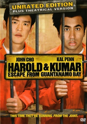 Harold &amp; Kumar Escape from Guantanamo Bay - DVD movie cover (thumbnail)