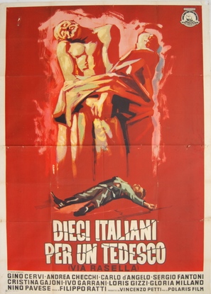 Dieci italiani per un tedesco (Via Rasella) - Italian Movie Poster (thumbnail)