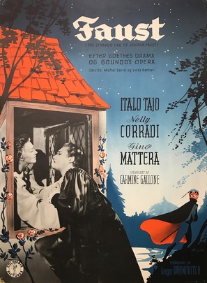 La leggenda di Faust - Danish Movie Poster (thumbnail)