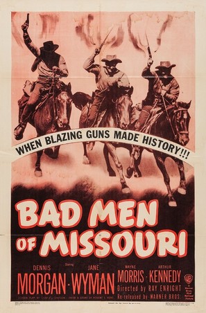 Bad Men of Missouri - Re-release movie poster (thumbnail)