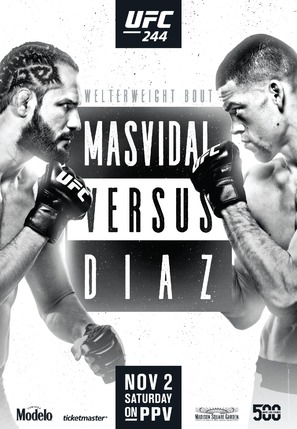 UFC 244: Masvidal vs. Diaz - Movie Poster (thumbnail)