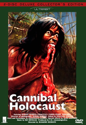 Cannibal Holocaust - Swedish DVD movie cover (thumbnail)