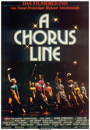 A Chorus Line - German Movie Poster (thumbnail)