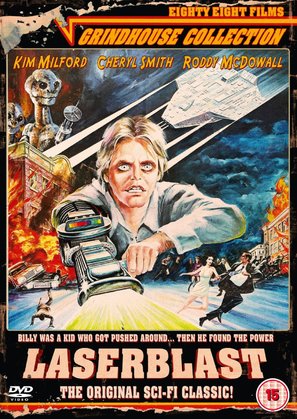 Laserblast - British DVD movie cover (thumbnail)