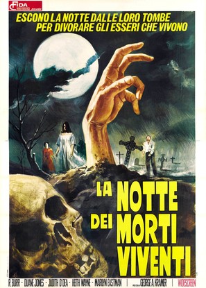 Night of the Living Dead - Italian Movie Poster (thumbnail)