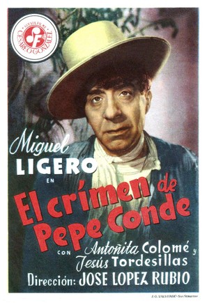 Crimen de Pepe Conde, El - Spanish Movie Poster (thumbnail)