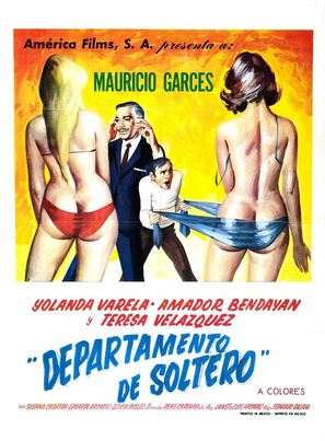 Departamento de soltero - Mexican Movie Poster (thumbnail)