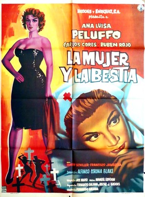La mujer y la bestia - Mexican Movie Poster (thumbnail)