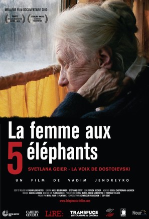 Die Frau mit den 5 Elefanten - French Movie Poster (thumbnail)