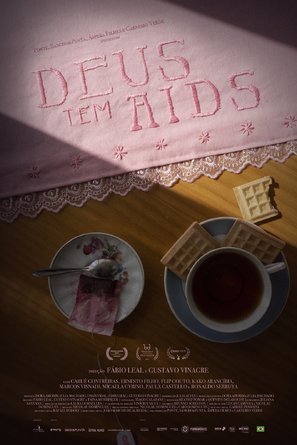 Deus tem AIDS - Brazilian Movie Poster (thumbnail)