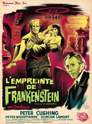 The Evil of Frankenstein Poster