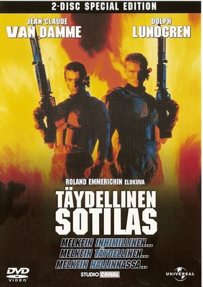 Universal Soldier - Finnish DVD movie cover (thumbnail)