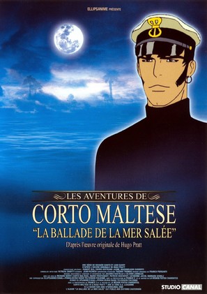 Corto Maltese - La ballade de la mer sal&eacute;e - French DVD movie cover (thumbnail)