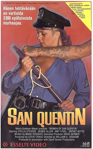 Women of San Quentin - Finnish VHS movie cover (thumbnail)