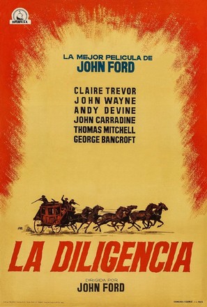 Stagecoach - Spanish Re-release movie poster (thumbnail)