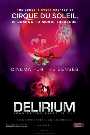 Cirque du Soleil: Delirium - Movie Poster (thumbnail)