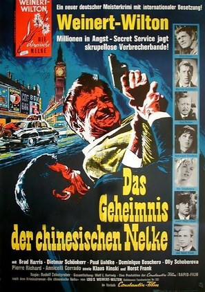 Das Geheimnis der chinesischen Nelke - German Movie Poster (thumbnail)