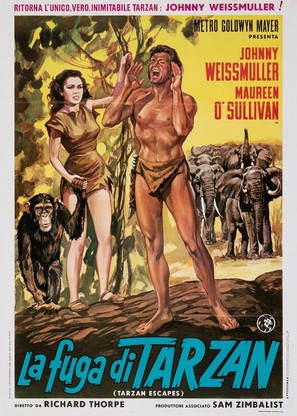 Tarzan Escapes - Italian Movie Poster (thumbnail)