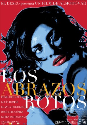 Los abrazos rotos - Spanish Movie Poster (thumbnail)