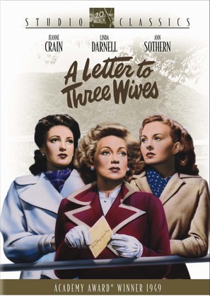 A Letter to Three Wives - DVD movie cover (thumbnail)