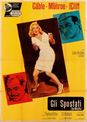 The Misfits - Italian Movie Poster (thumbnail)