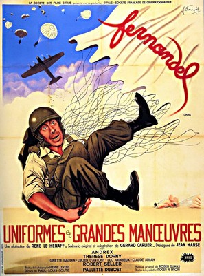 Uniformes et grandes manoeuvres - French Movie Poster (thumbnail)