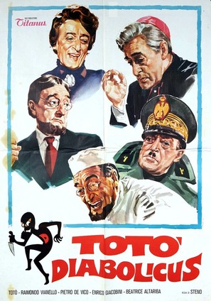 Tot&ograve; diabolicus - Italian Movie Poster (thumbnail)