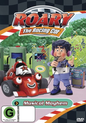 &quot;Roary the Racing Car&quot; - New Zealand DVD movie cover (thumbnail)