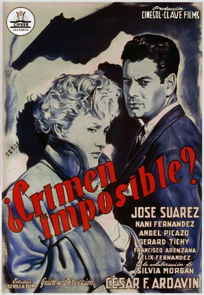 &iquest;Crimen imposible? - Spanish Movie Poster (thumbnail)